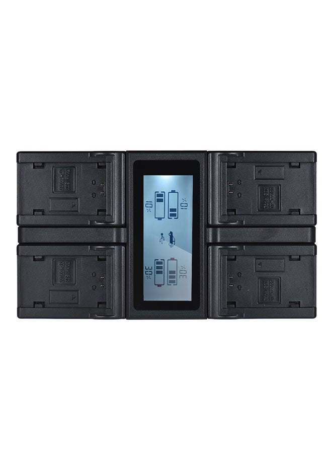 ANDOER NP-FZ100 4-Channel LCD Digital Camera Battery Charger for Sony A7III A9 A7RIII A7SIII - Image 2