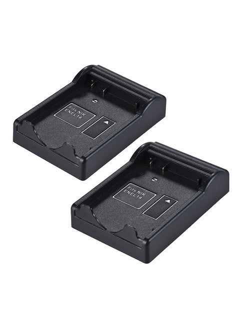 Andoer 2pcs ENEL14 Battery Plate for Neweer Andoer Dual/Four Channel Battery Charger for Nikon D5600 D5500 D5300 D5200 D5100 D3100 D3200 D3300 D3400