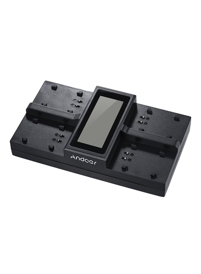 أندوير شاحن لبطارية الكاميرا الرقمية بـ4 قنوات لكاميرات سوني A6300 Np-F550 F750 F950 Np-Fm50 Fm500H - Image 1