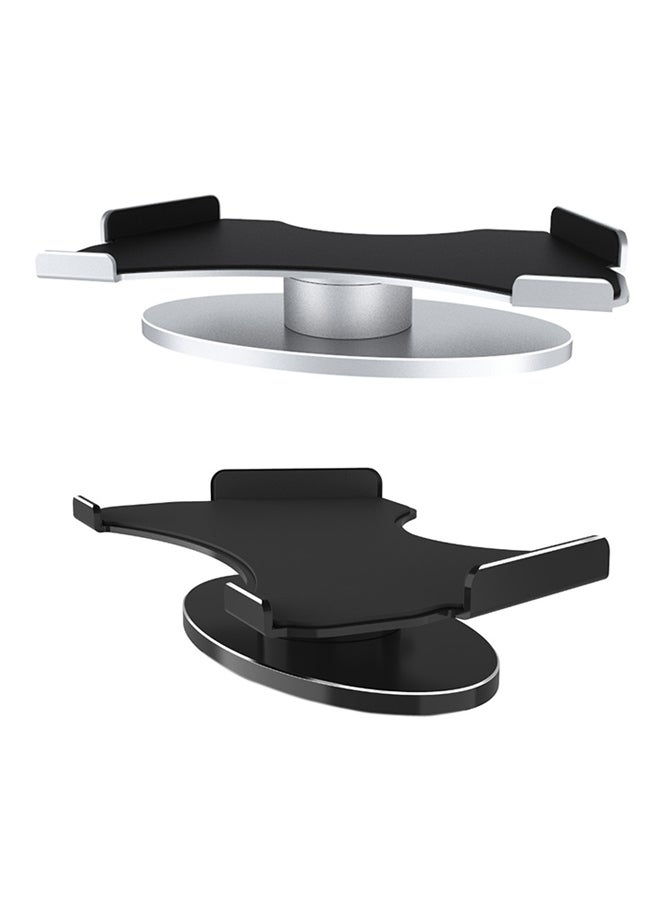 Aluminum Alloy Stand Holder Bracket Horizontal 360 Degree Protective Station Home Office Base Cradle For Echo Show Smart Speaker black  - Image 1