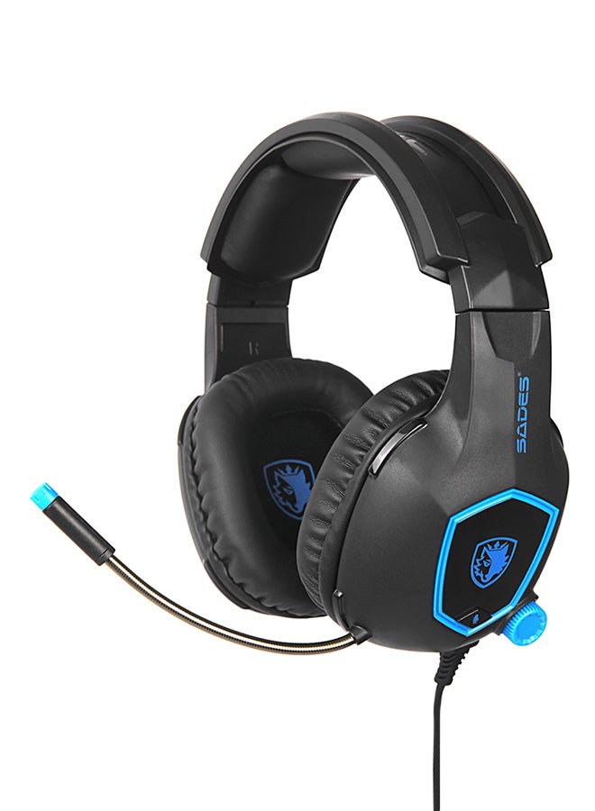 Sades Noise Cancelling Over-Ear Wired Gaming Headphone  - Image 1