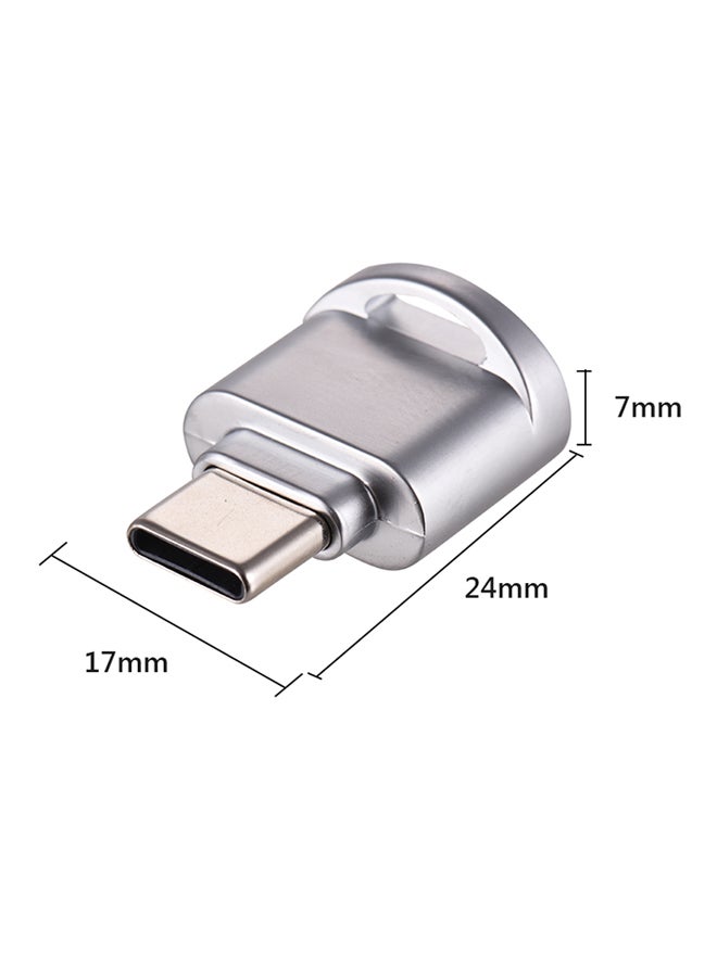 Generic - Type C Adapter Type-C Converter With Tf Sd Memory Card Reader - Image 1
