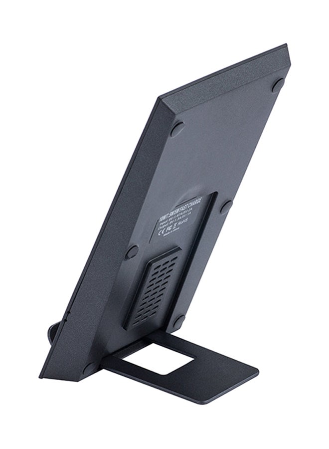 Generic - Qi Standard Wireless Phone Charger Dock Black - Image 1