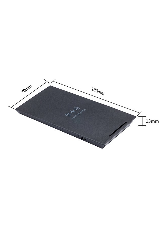 Generic - Qi Standard Wireless Phone Charger Dock Black - Image 1