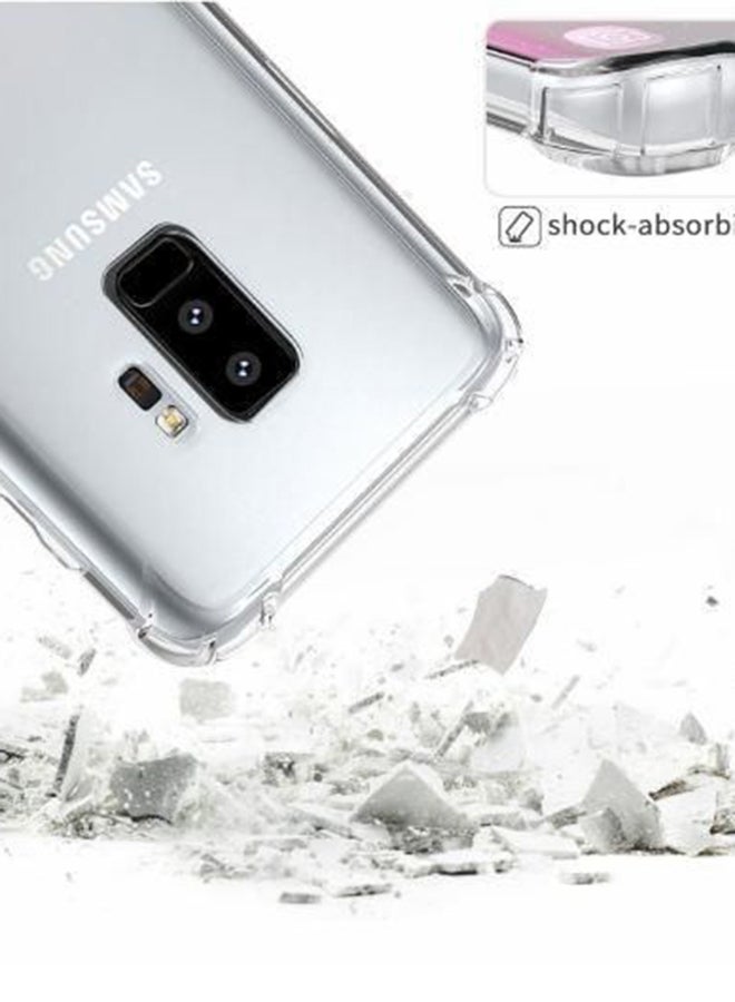 موز لاصقة حماية للشاشة من الزجاج المقوى لهاتف سامسونج S9 بلس شفاف - Image 2