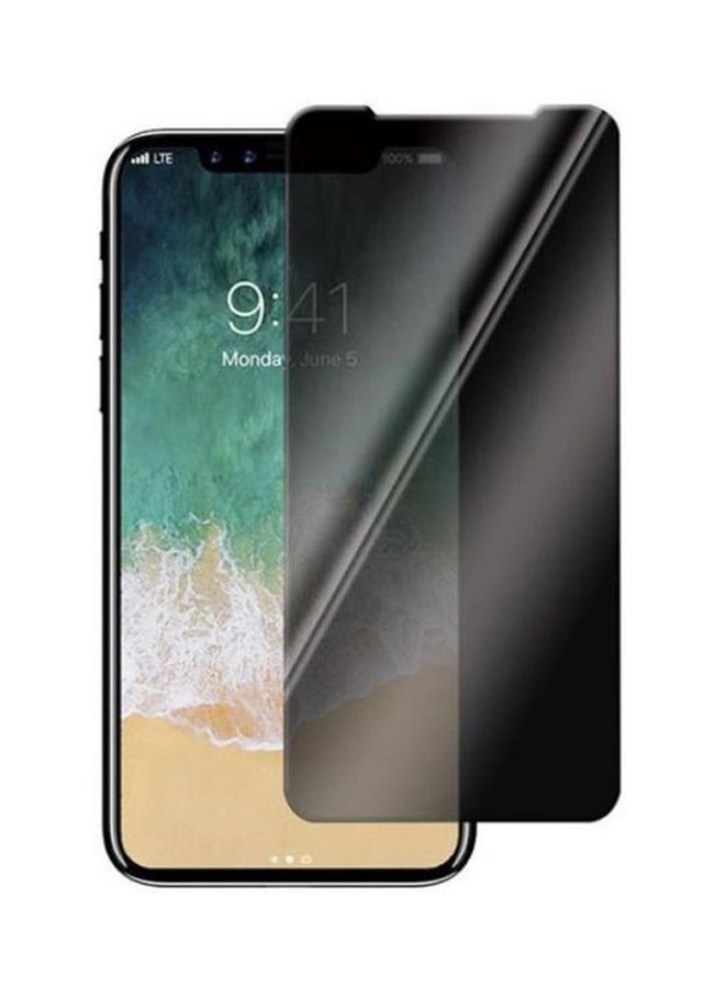 Muzz Privacy Tempered Glass Screen Protector For Apple iPhone X/XS Black 