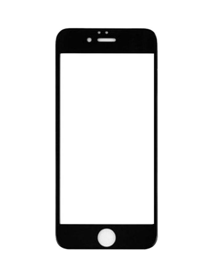 موز لاصقة حماية منحنية للشاشة من الزجاج المقوى لهاتف أبل آيفون 6/6S أسود / شفاف