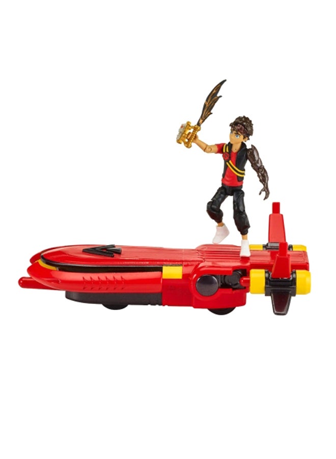 Zak Storm Zak's Hover Figure And Vehicle