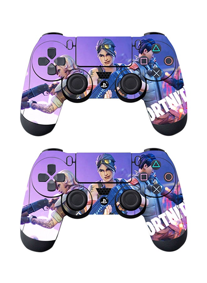 Fortnite Battle Royale Printed Controller Sticker For PlayStation 4  - Image 1