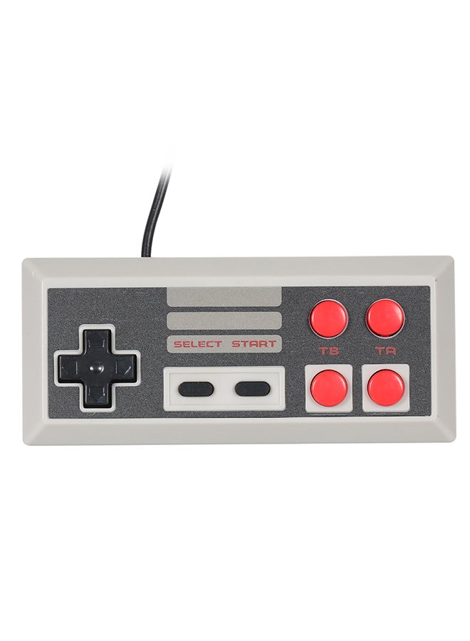 Generic - Mini Wired Video Game Console With Two Button TV Handheld Gaming With 2 Controllers For Nes 620 Built-in Classical Games US-Plug - Image 1