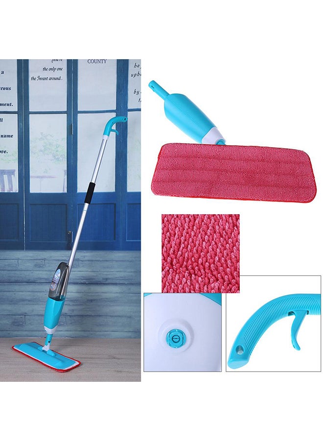 Microfibre Water Spray Flat Mop Blue - Image 5