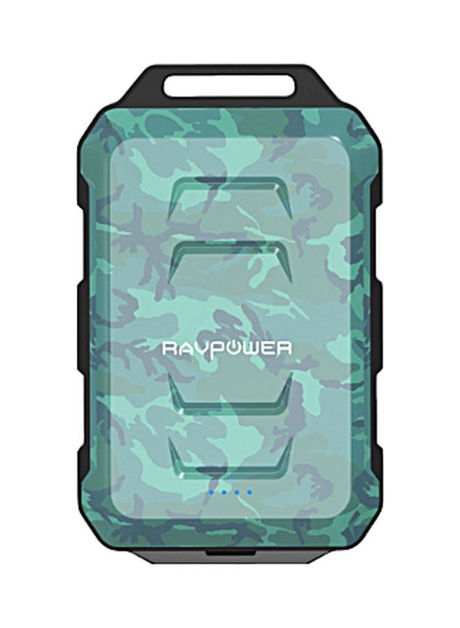 RAVPOWER Waterproof Power Bank Green/Blue/Black - Image 1