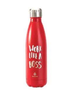 MANNA Vogue Work Like A Boss Bottle Red/White 