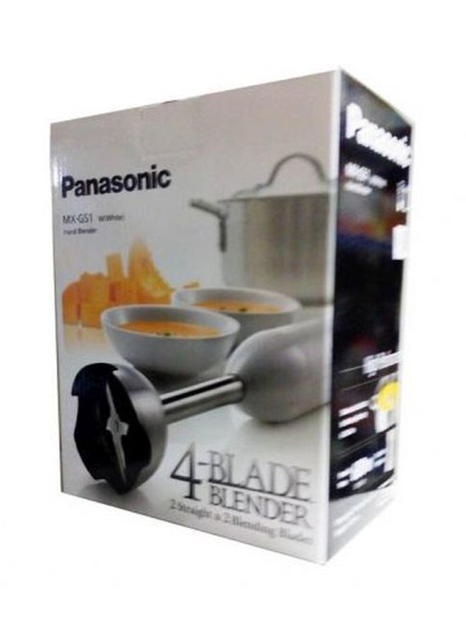 Panasonic Electric Hand Blender 600 W MX-GS1WTZ White/Silver  - Image 2