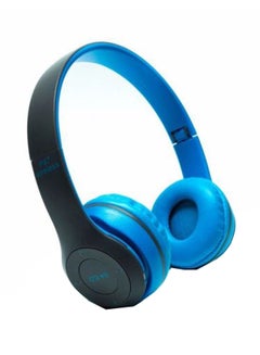 P47 Bluetooth Over-Ear Headphones Blue/Black - v1549612362/N20718019A_1