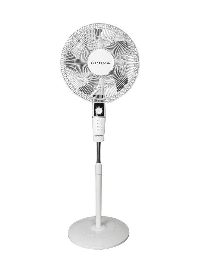 مروحة أرضية عمودية بقدرة 60 وات FN55 أبيض/فضي