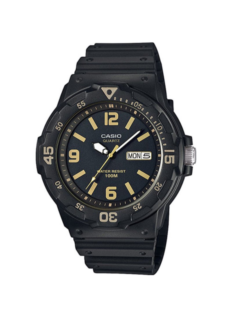 CASIO Men's Resin Analog Wrist Watch MRW-200H-1B3VEF - 45 mm - Black - Image 1
