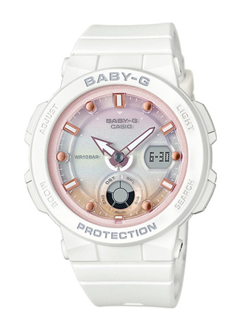 كاسيو ساعة يد بيبي جي بعقارب/رقمية طراز BGA-250-7A2 للنساء - Image 1