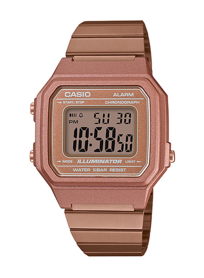 CASIO - Men's Water Resistant Digital Watch B650WC-5AEF - 41 mm - Rose Gold - Image 1
