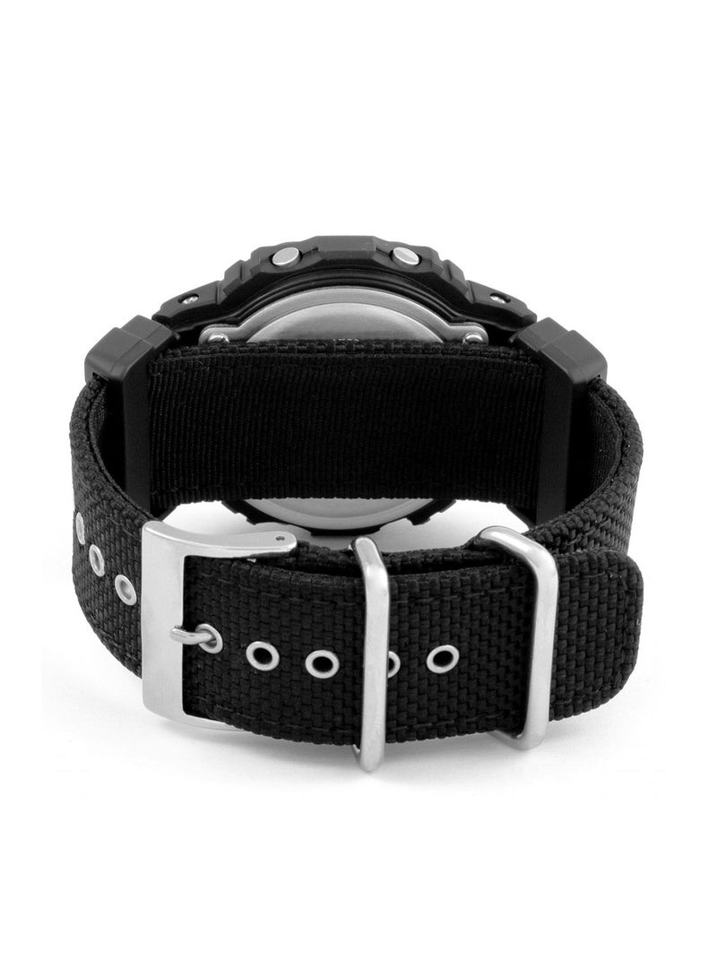 كاسيو ساعة يد رقمية ومقاومة للماء طراز DW-5600BBN-1ER للرجال - Image 2