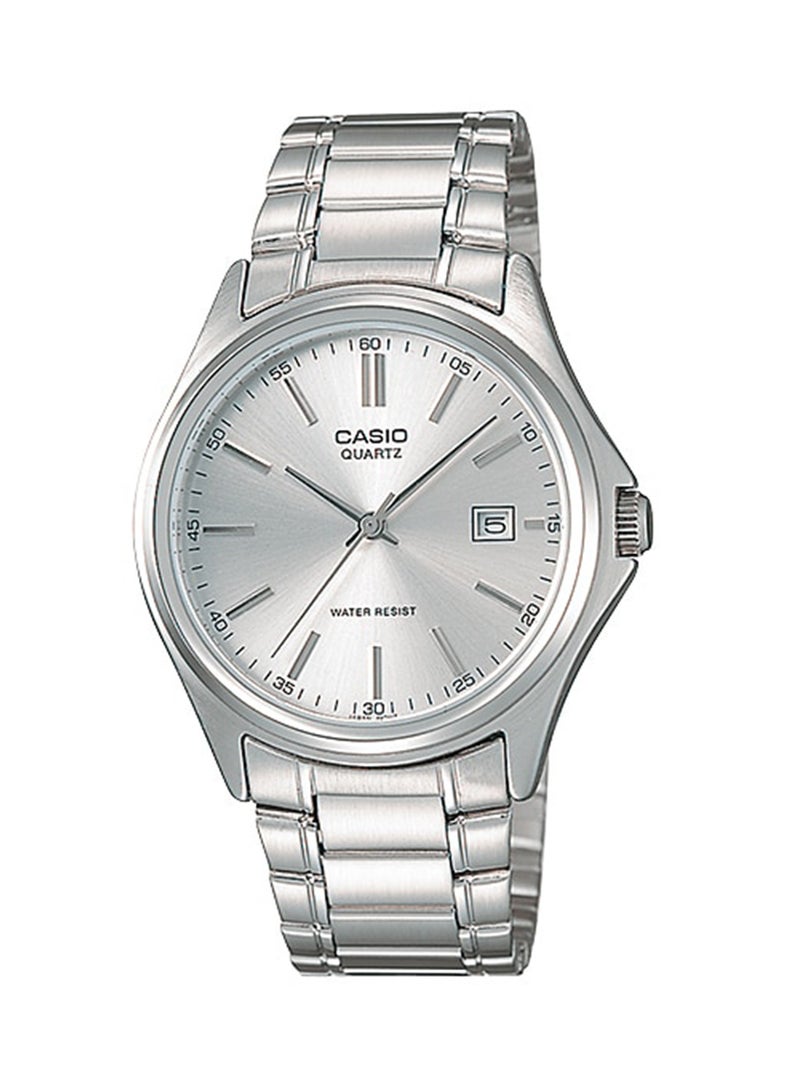 CASIO Men's Water Resistant Analog Watch MTP1183A-7A - 39 mm - Silver - Image 1