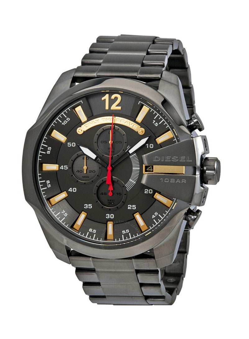 DIESEL Men's Round Shape Metal Chronograph Wrist Watch 51 mm - Black - DZ4421  - Image 1