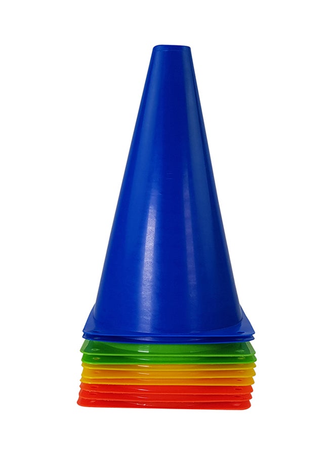 Tunturi - 10-Piece Training Cone Set 23cm 23cm - Image 1