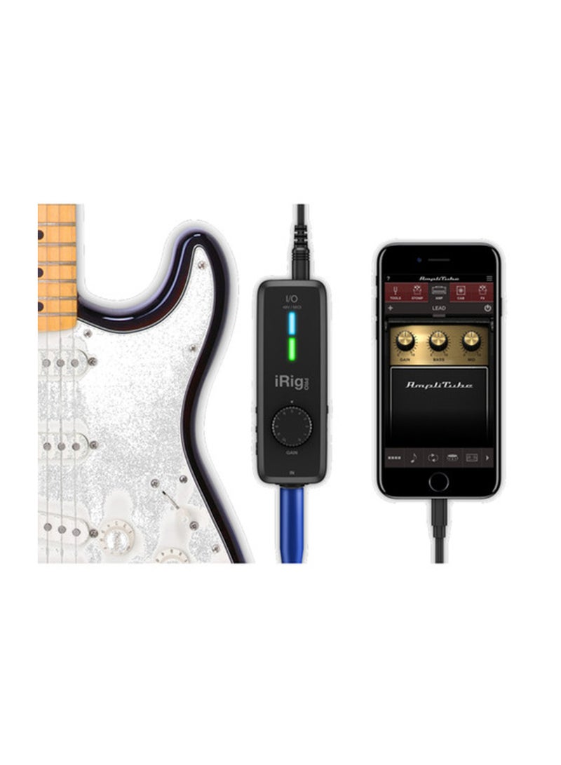 IK Multimedia - iRig Pro I/O - Audio and MIDI Interface for Mac, Windows & iOS IP-IRIG-PROIO-IN Black - Image 1