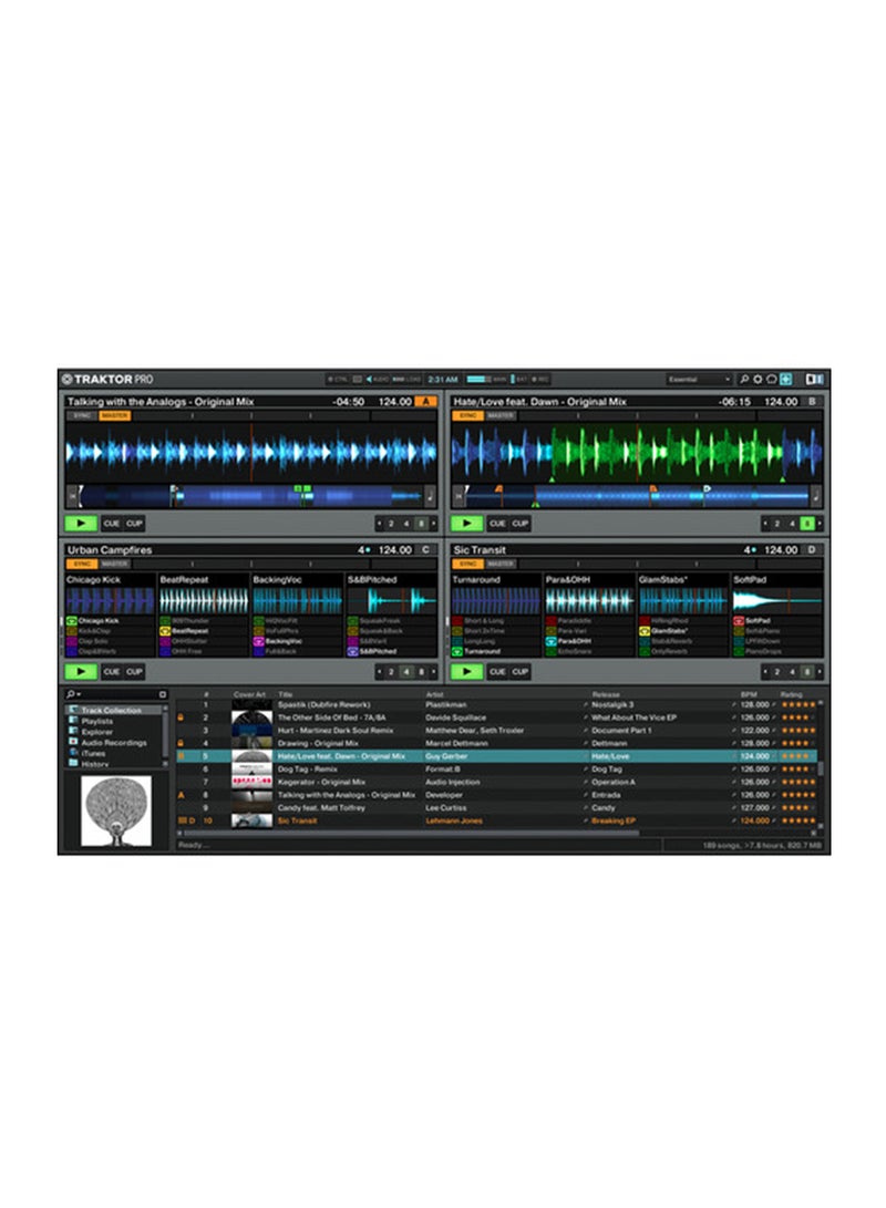 Native Instruments - TRAKTOR KONTROL F1 - DJ Controller for Remix Decks 22504 Black - Image 1