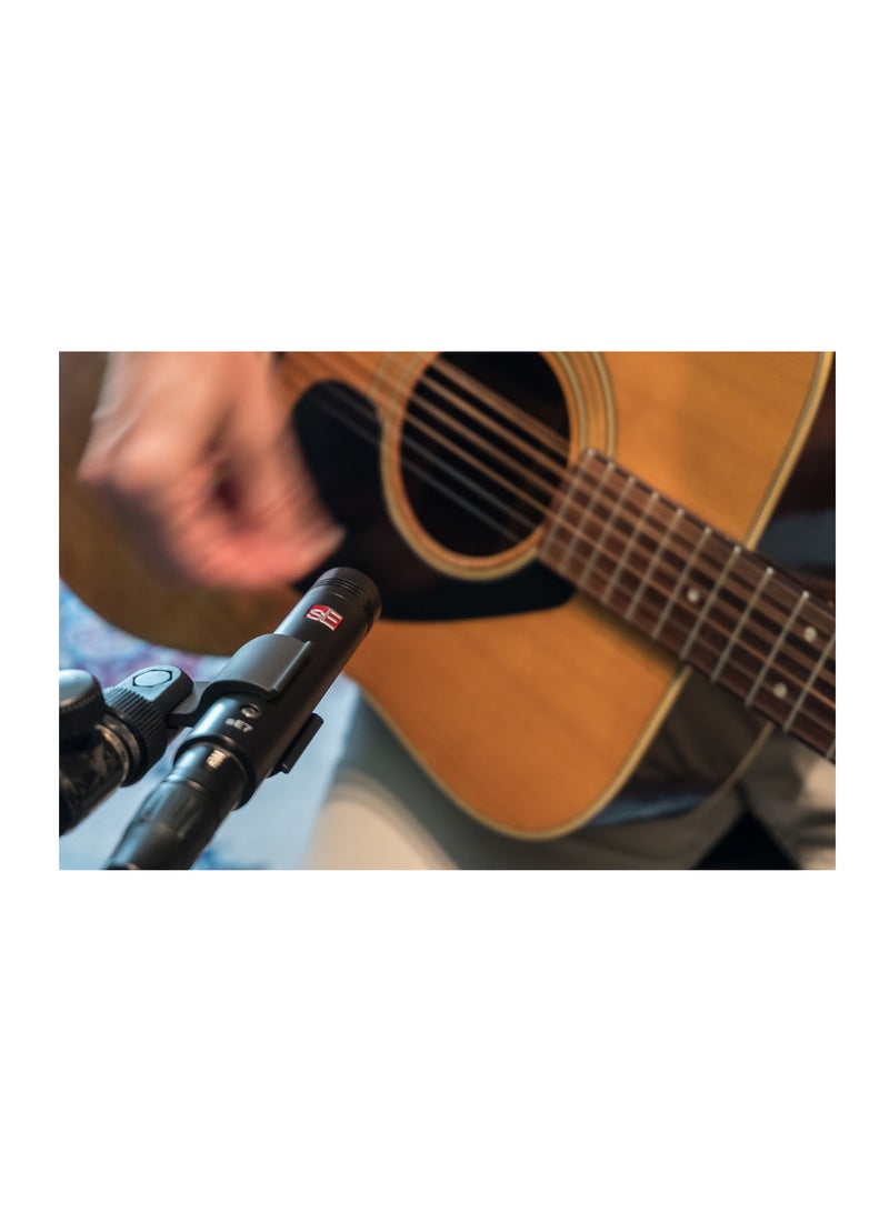 SE Electronics sE7 (Matched Stereo Pair) - Small-Diaphragm Condenser Microphone SEE-SE7PAIR Black  - Image 1