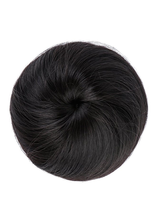 Bestung Synthetic Hair Bun Extension Donut Chignon Straight Updo Hairpiece Wig - Image 1