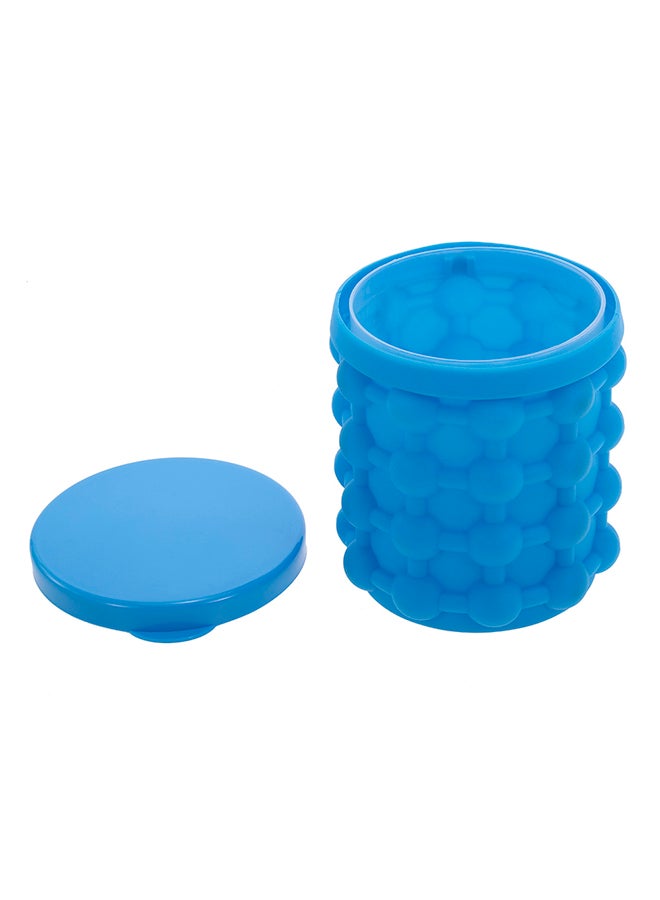 Silicone Ice Cube Bucket Blue 16x14.3x14.3cm  - Image 2