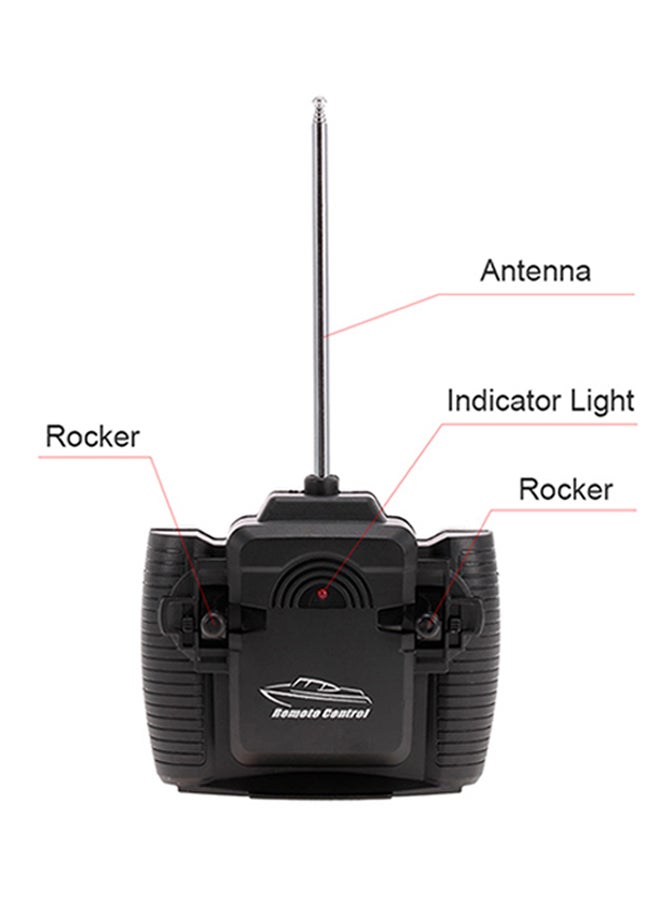 قارب صغير للسباق مزود بجهاز تحكم عن بُعد 29x22x8سم - Image 3