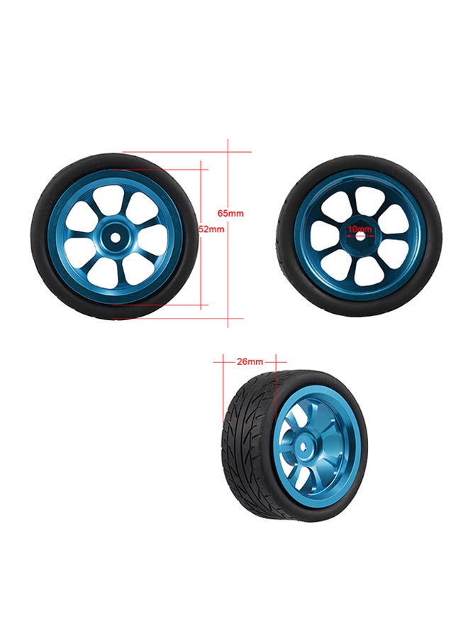 4-Piece Tire Wheel With Hub For RC Car  - Image 3