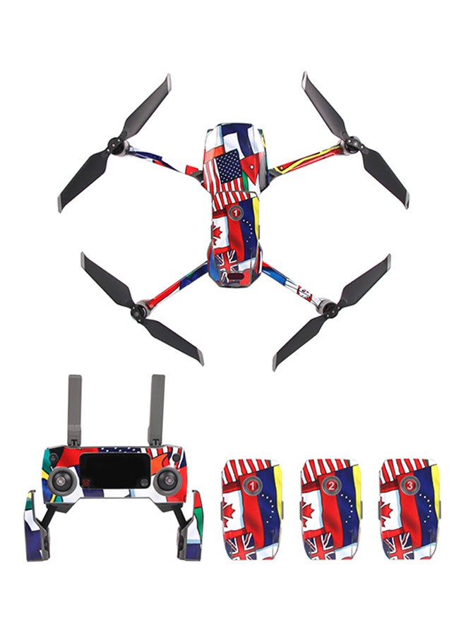 Flag Skin Decal Sticker For DJI Mavic 2 Multicolour - Image 1