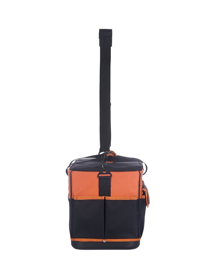 لوازم حقيبة أدوات ذات قدرة تحمل عالية مع حامل كتف أسود /برتقالي. - Image 3