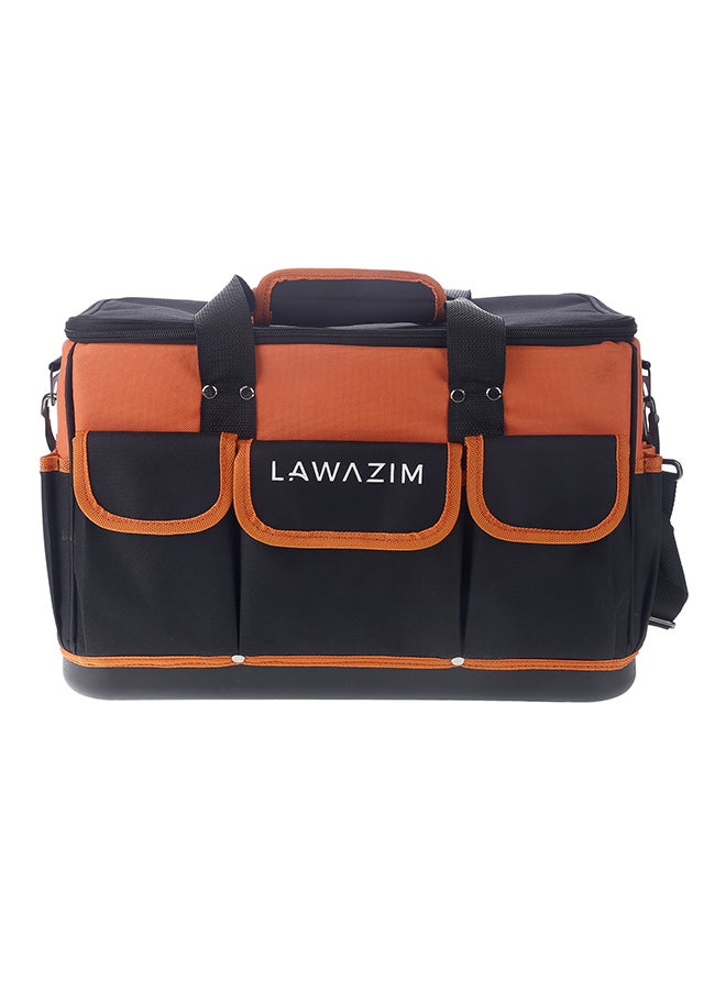 لوازم حقيبة أدوات ذات قدرة تحمل عالية مع حامل كتف أسود /برتقالي. - Image 5