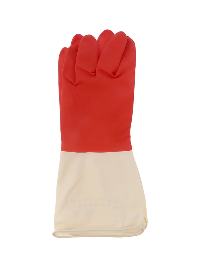 لوازم قفاز فلوك مبطن من اللاتيكس، مقاس كبير أبيض/أحمر 9 - 10Ø³Ù†ØªÙŠÙ…ØªØ± - Image 1