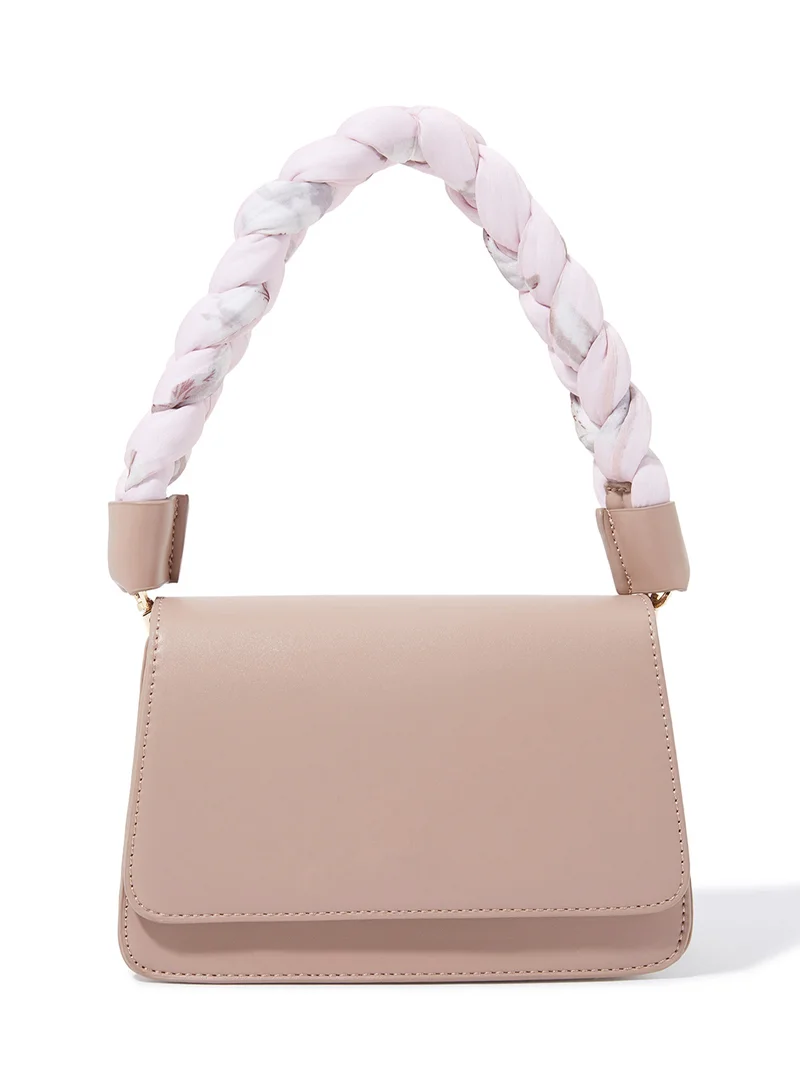 shoexpress Stitch Detailed Shoulder Bag Pink
