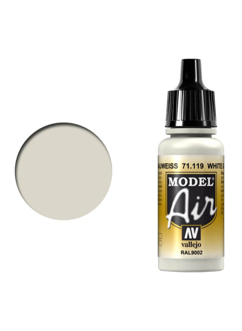 لون أكريليك من موديل آير أبيض رمادي