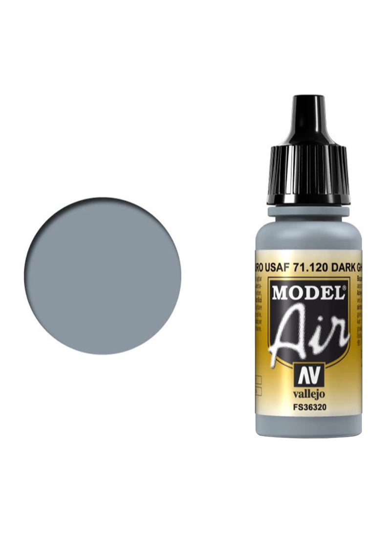Vallejo Model Air Acrylic Color Dark Ghost Grey 