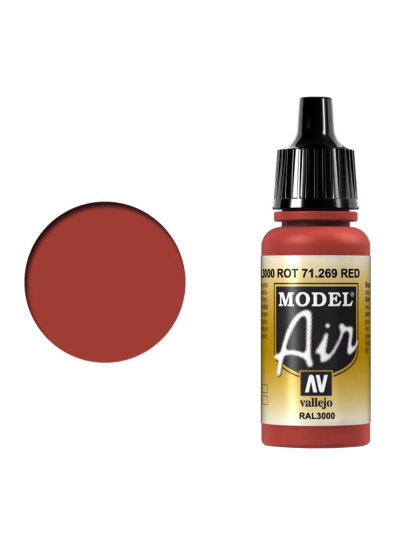 Vallejo Model Air Acrylic Color Red 