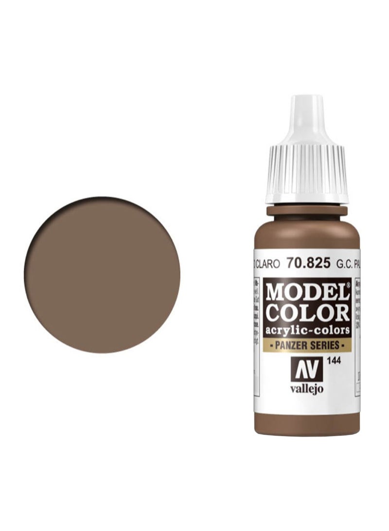 طلاء أكريليك من موديل كالر نقشة مموهة ألمانية باللون البني الفاتح