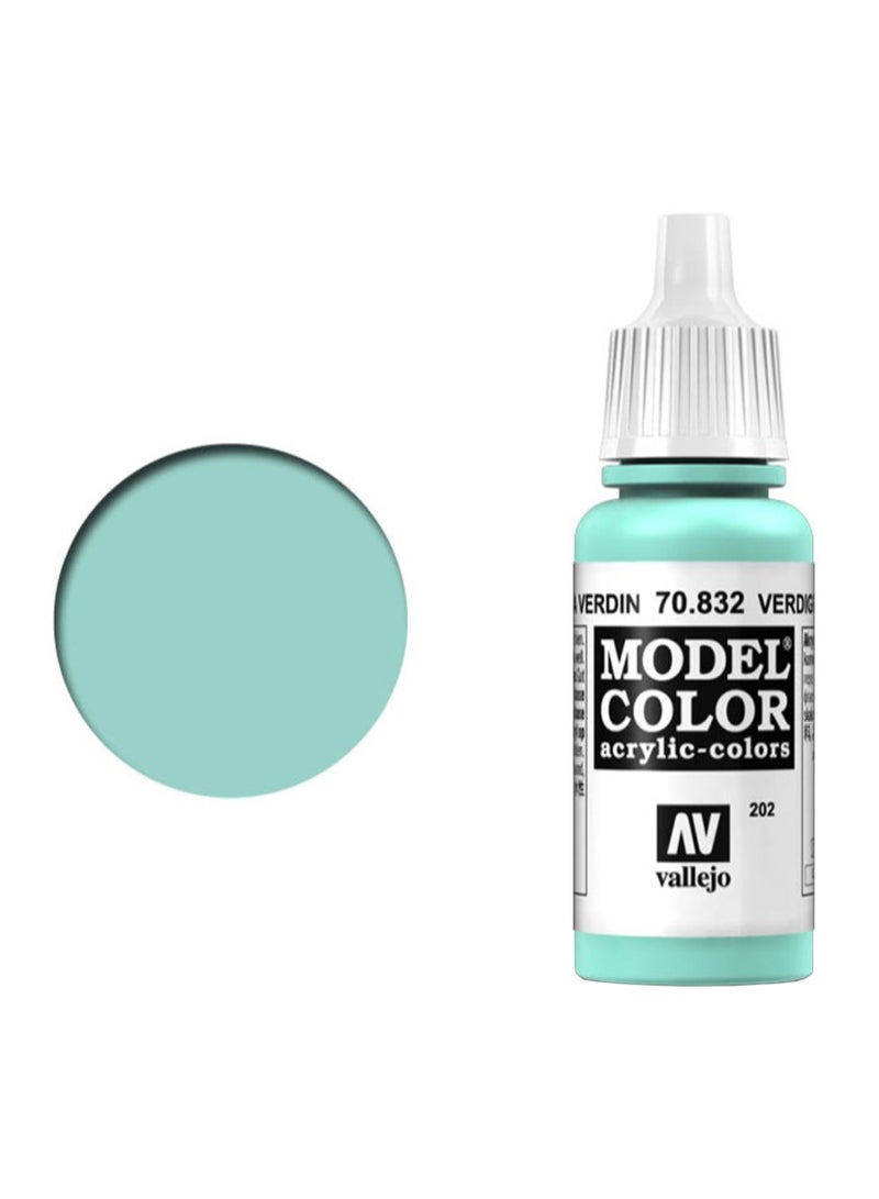Vallejo Model Color Acrylic Paint Verdigris Glaze Verdigris Glaze 