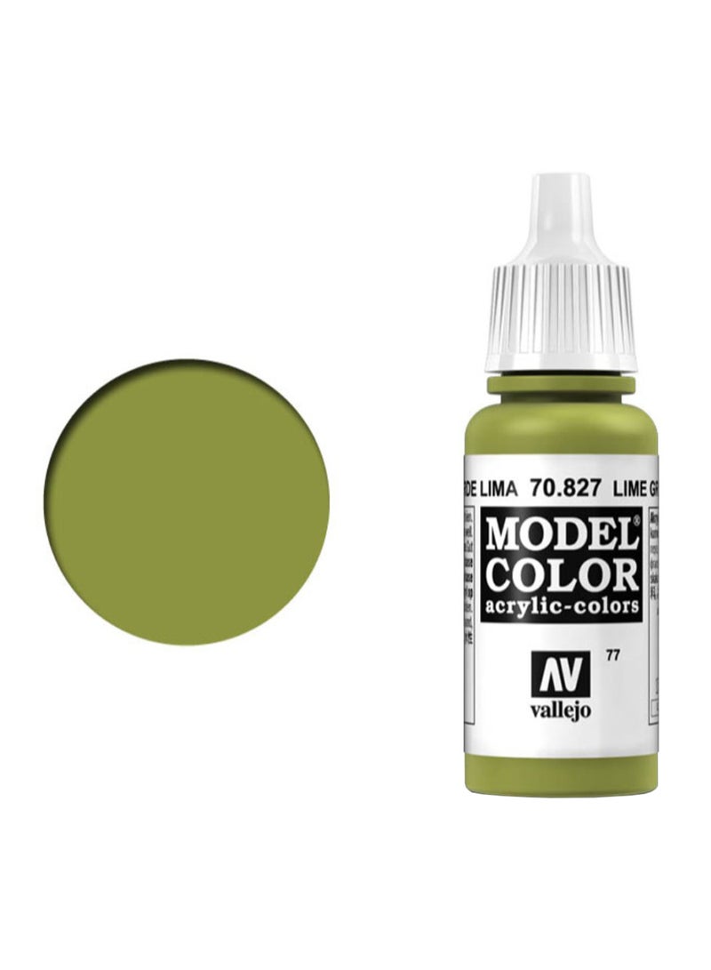 طلاء أكريليك من موديل كالر أخضر ليموني