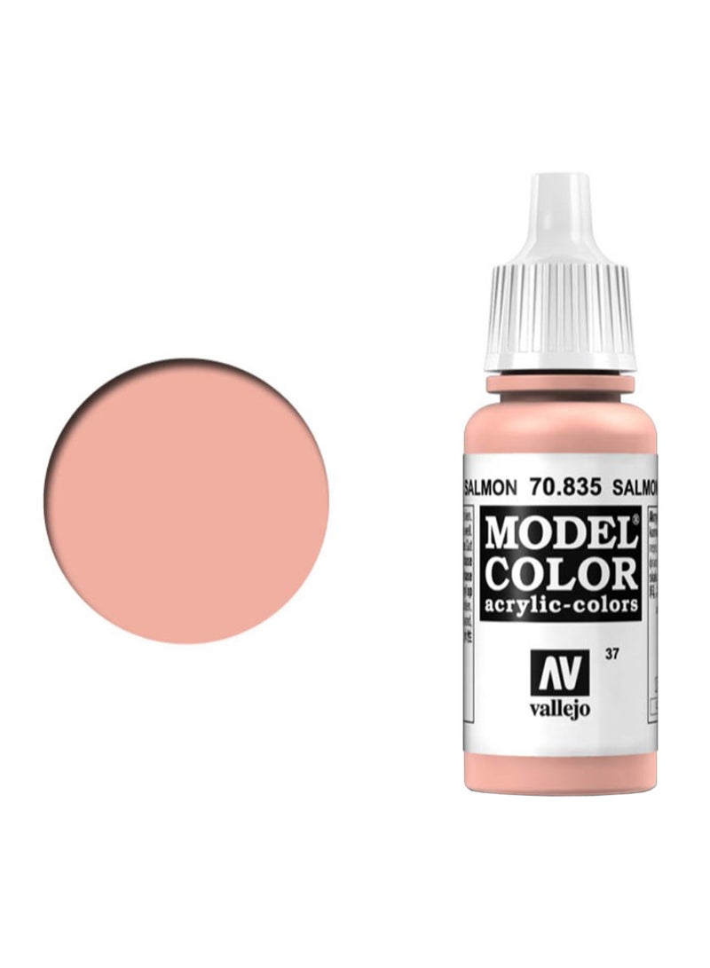 طلاء أكريليك من موديل كالر وردي سلمون .