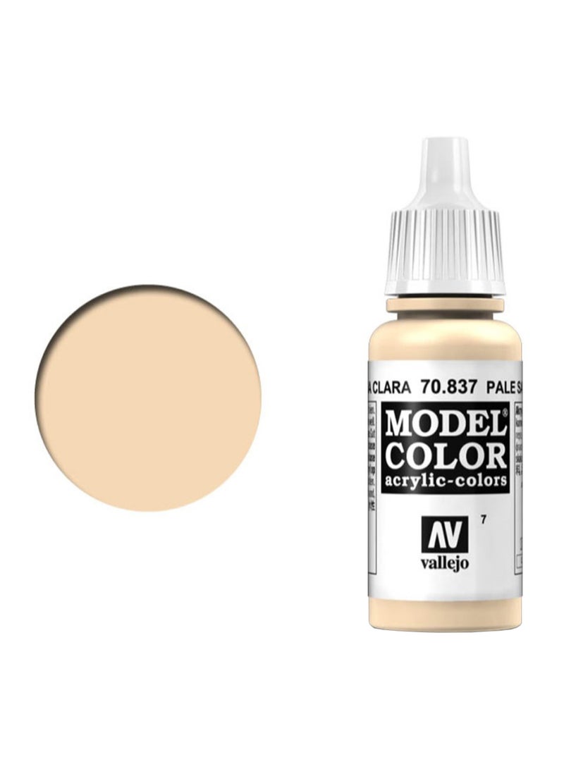 طلاء أكريليك من موديل كالر رملي شاحب