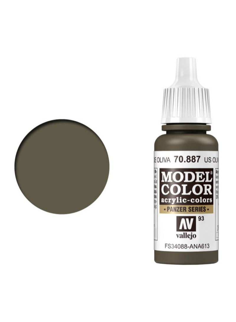 طلاء أكريليك موديل كولور بلون يو إس أوليف دراب لون يو إس أوليف دراب