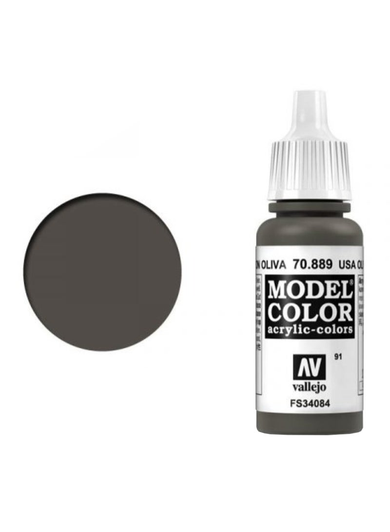 طلاء أكريليك من موديل كالر بني/ أخضر