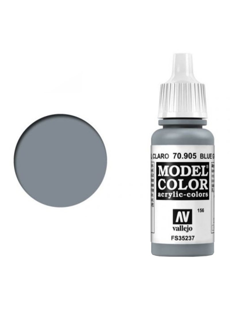 طلاء أكريليك من موديل كالر أزرق رمادي باهت